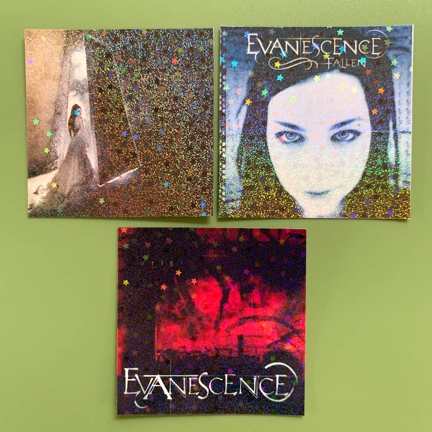 Evanescence  2" Album Cover Stickers – Fallen - The Open Door - Origin