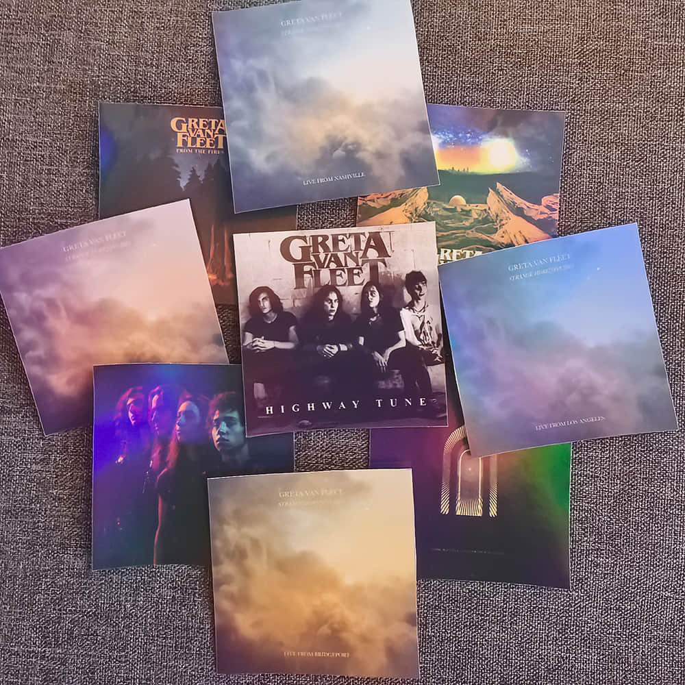 GVF Greta Van Fleet Album Cover Stickers – The Battle At Garden's Gate - From The Fires