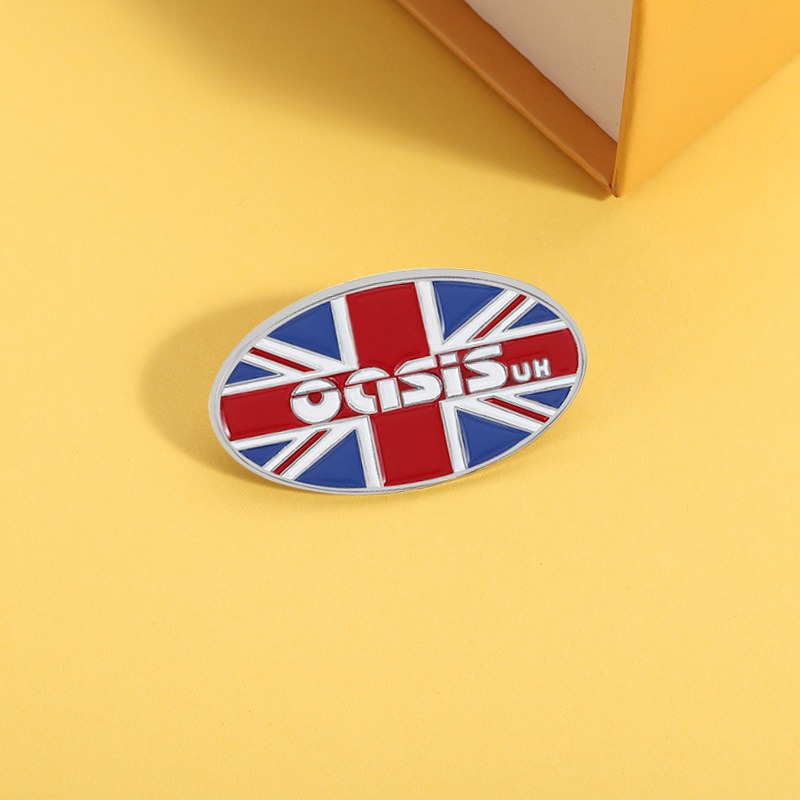 Oasis Band Enamel Pin - Metal Pin