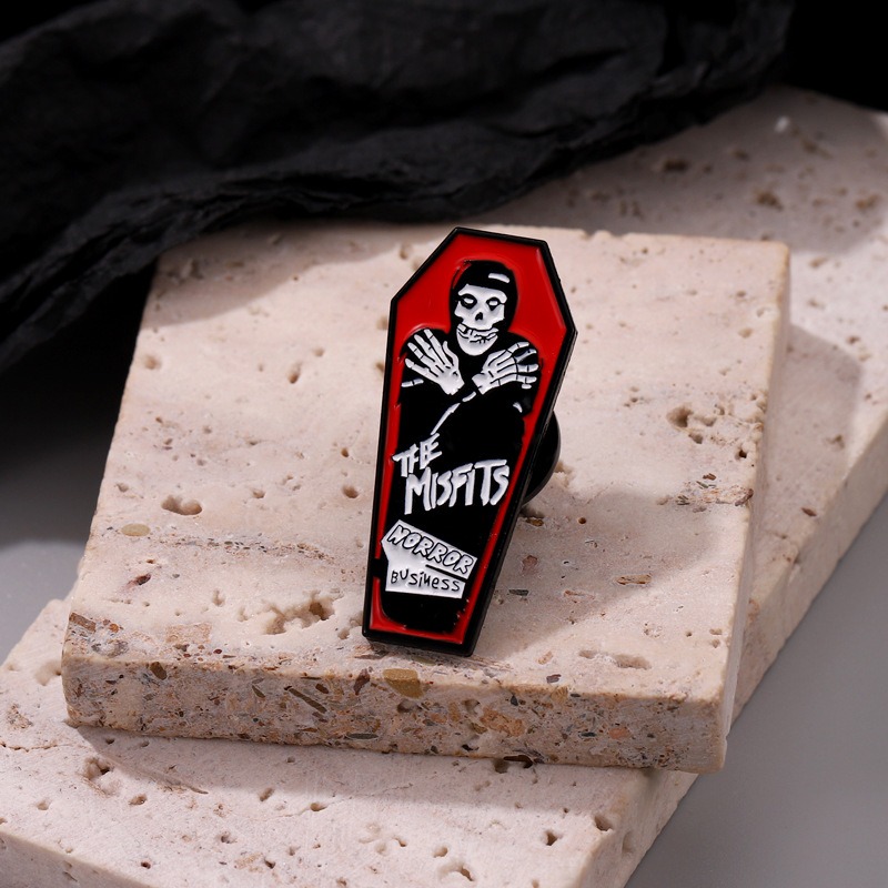 Misfits Band Enamel Pin - Metal Pin