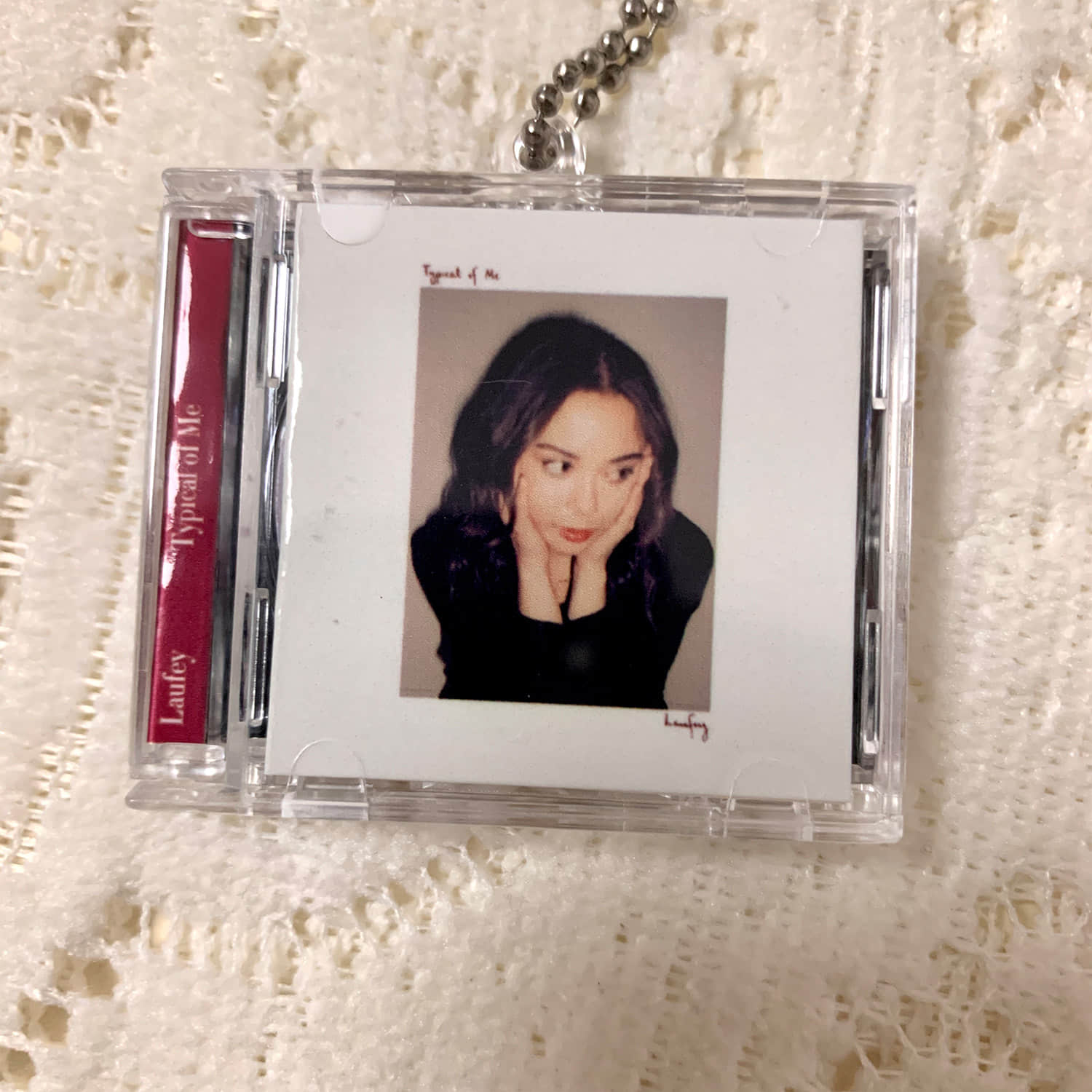 Laufey Little CD Album Cover Keychains - typical of me