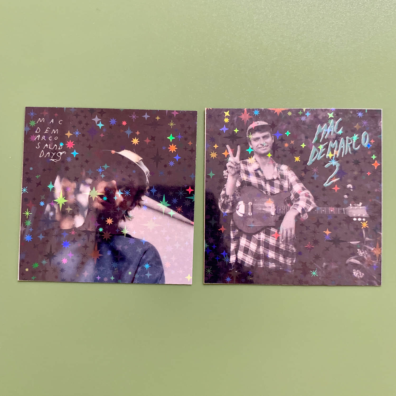 Mac Demarco 2" Album Cover Stickers – Salad Days -2