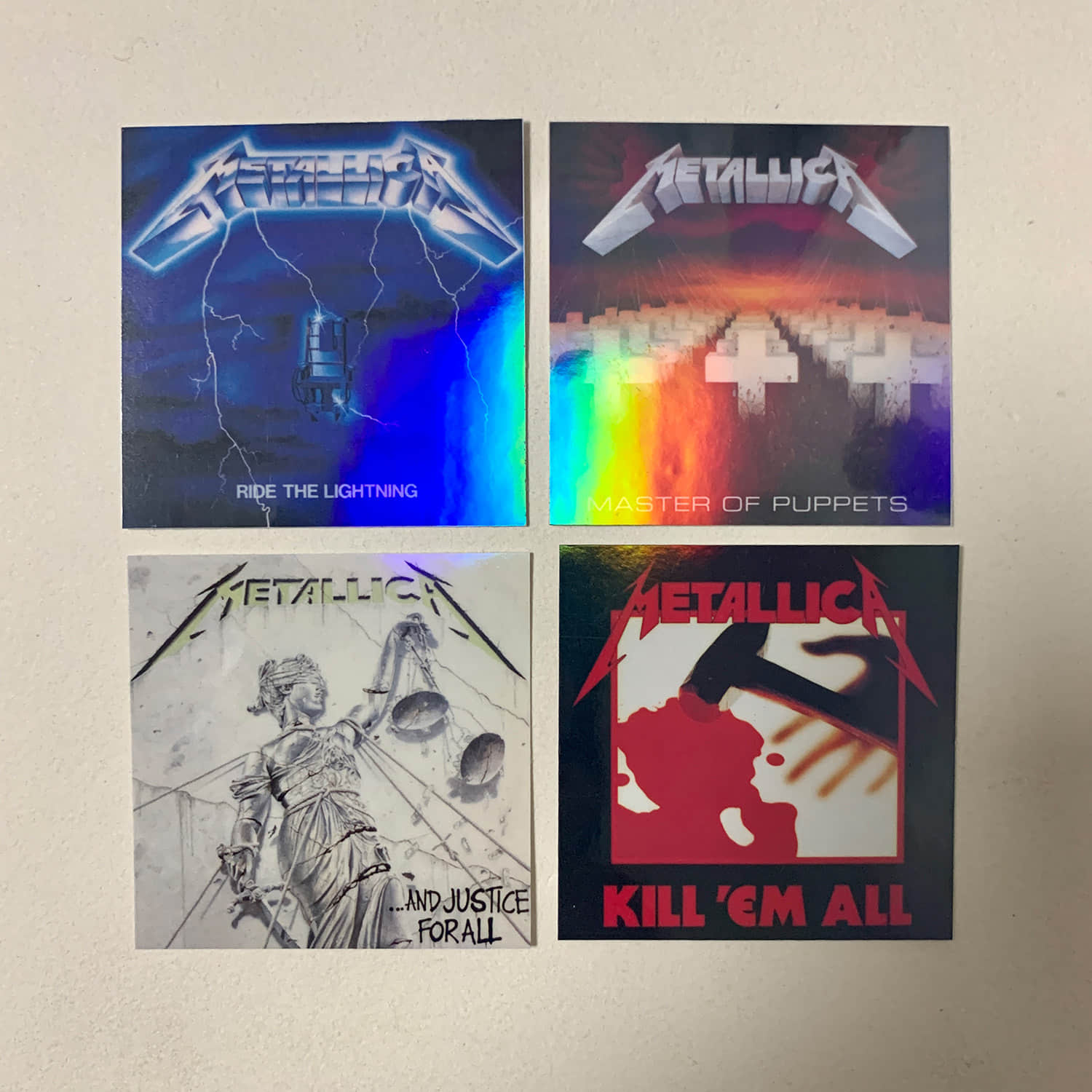 Metallica 2" Album Cover Stickers – Kill EM All