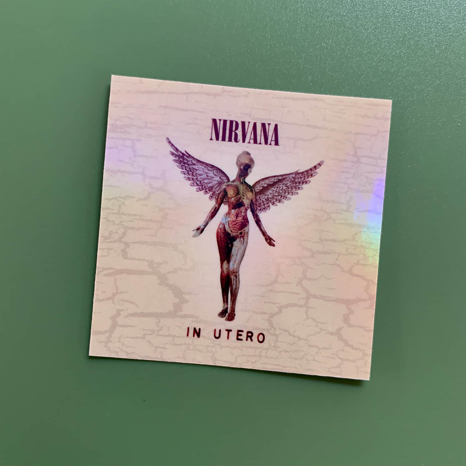 Nirvana 2" Album Cover Stickers - in utero