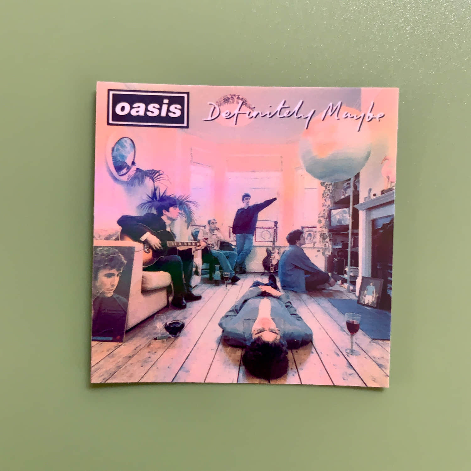 Oasis  2" Album Cover Stickers – Definitely Maybe