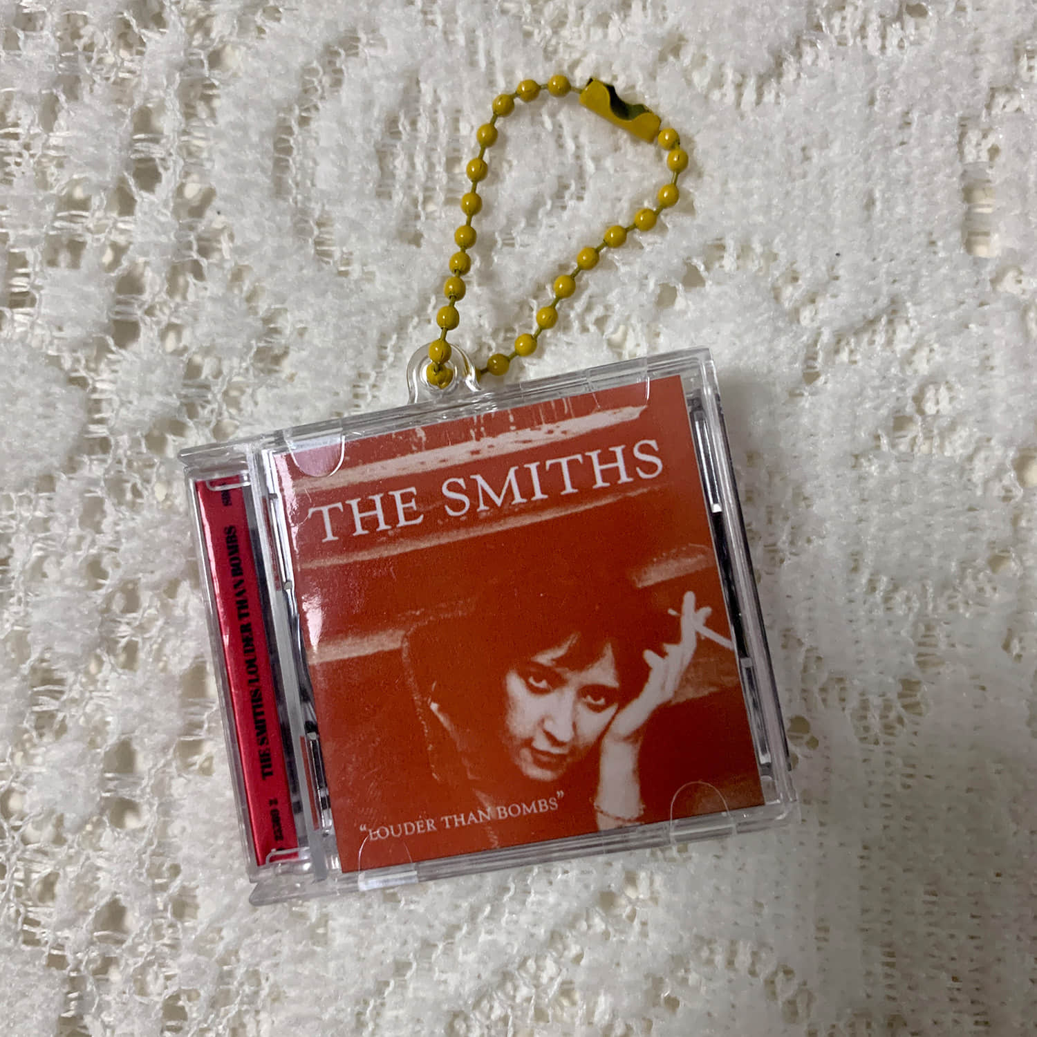 The Smiths Little CD Album Cover Keychains -Louder Than Bombs and The Queen Is Dead