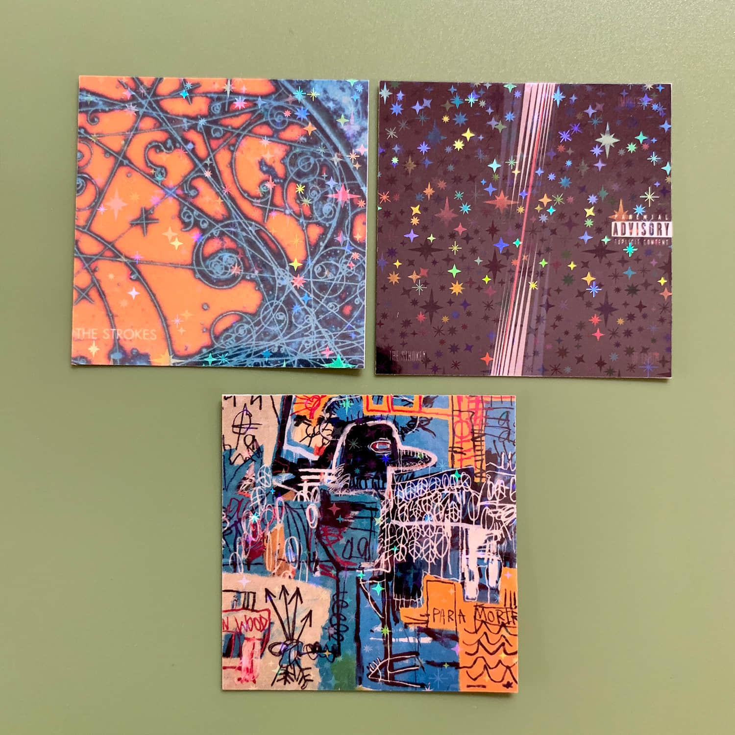 The Strokes 2" Album Cover Stickers – The New Abnormal - Is This It - First Impressions of Earth