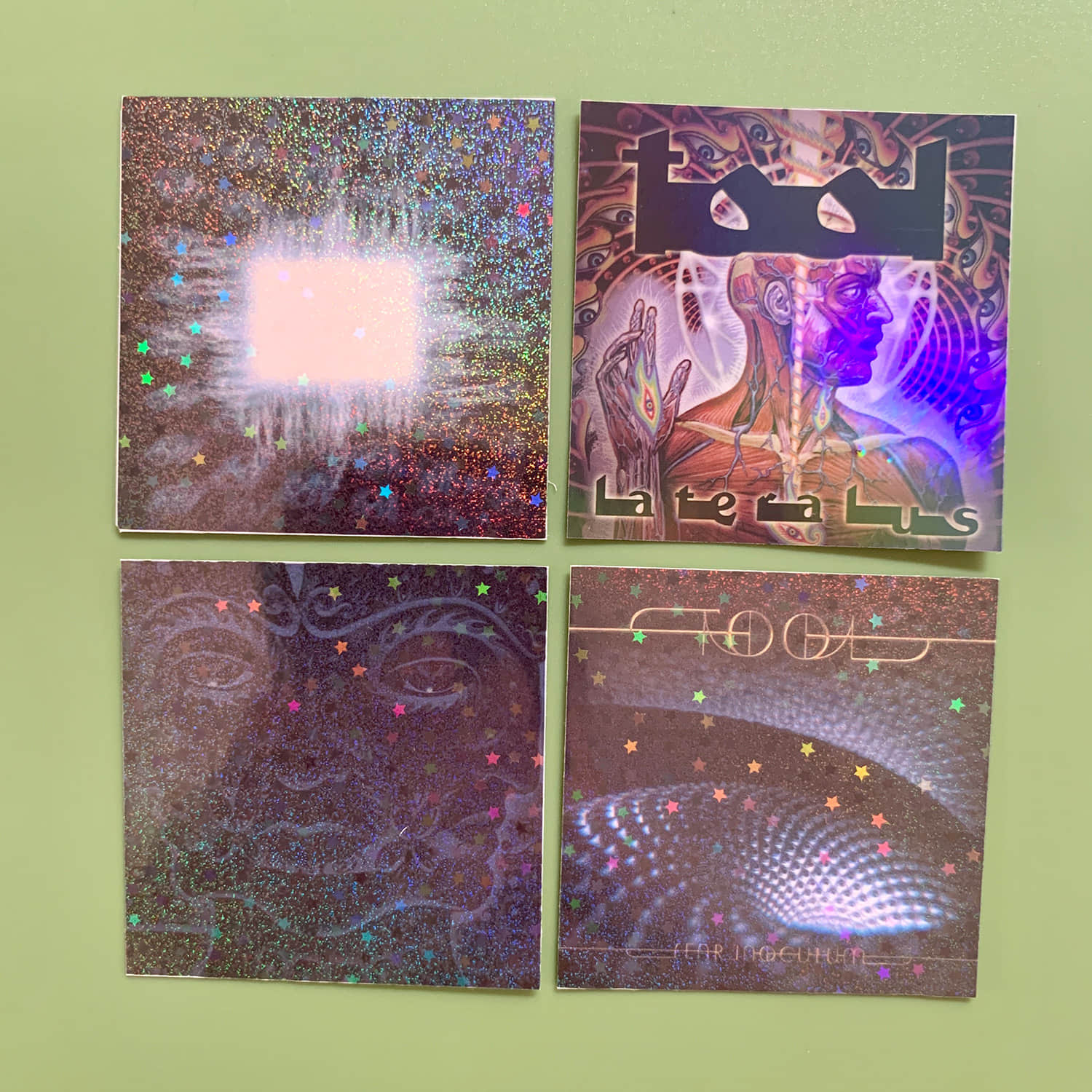 Tool Band 2" Album Cover Stickers – Aenima - Fear Inoculum -Lateralus -10,000 Days