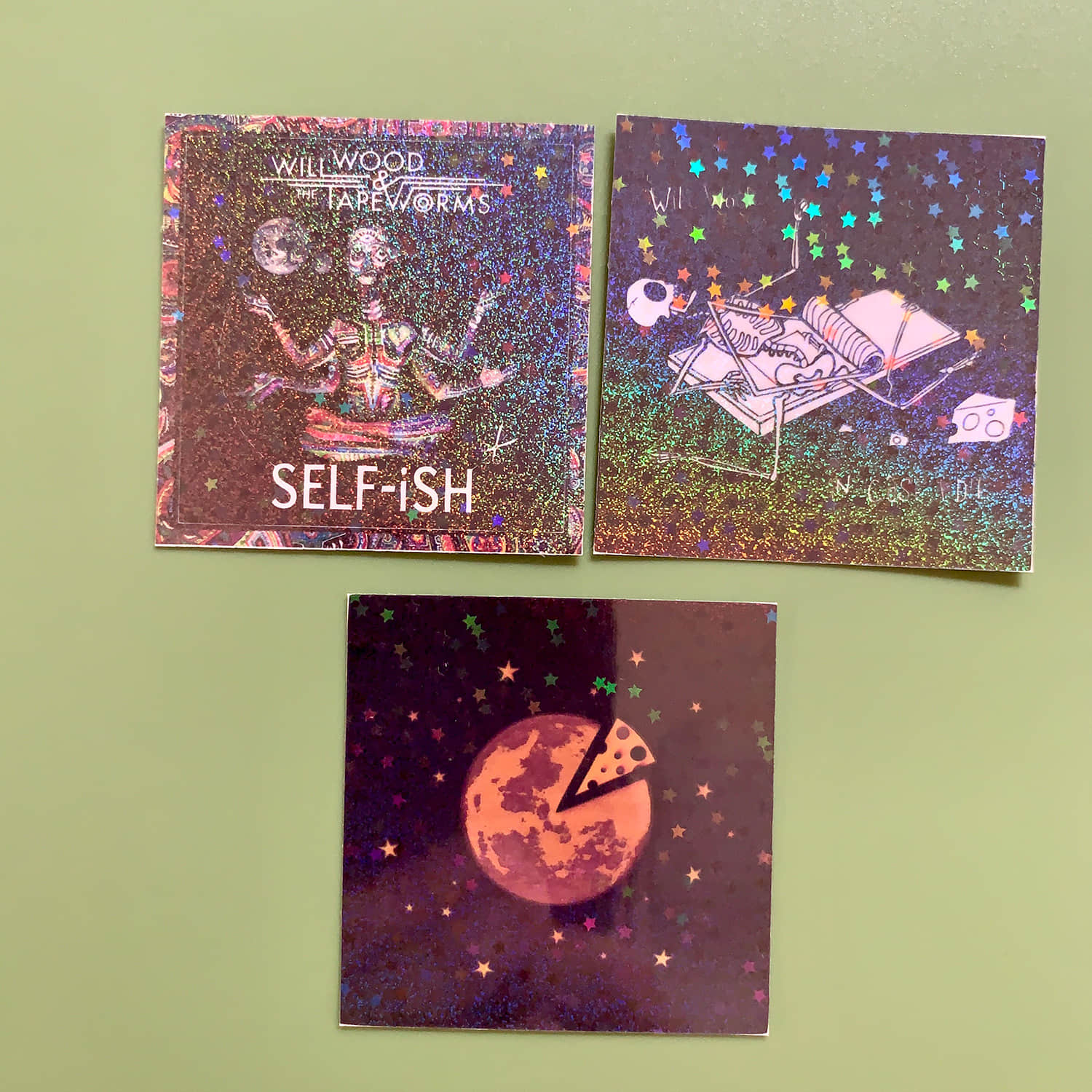 Will Wood 2" Album Cover Stickers – In case I make it - Self-ish