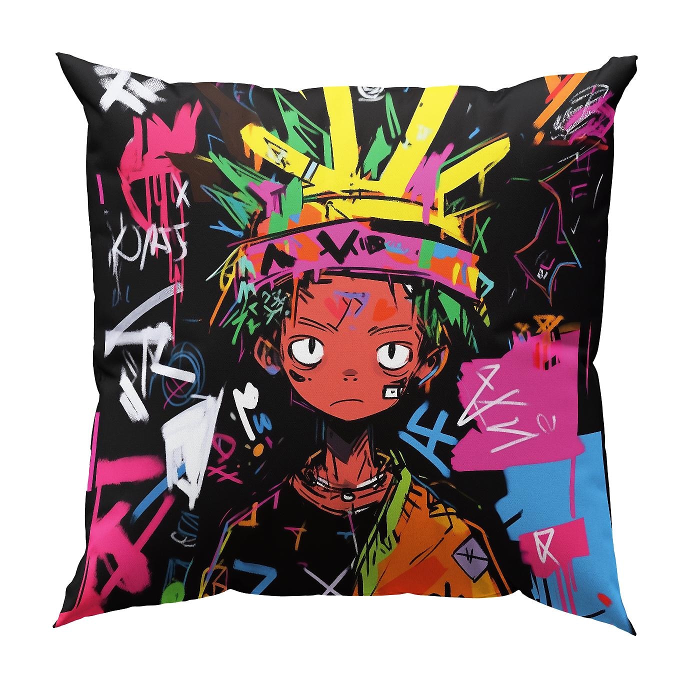 Double Side Pillow Cover 1PC Graffiti Boy Soft Decorative Square Cushion Case Pillowcase for Bedroom Livingroom Sofa Couch Chair 2023 - US $8.99 –P4