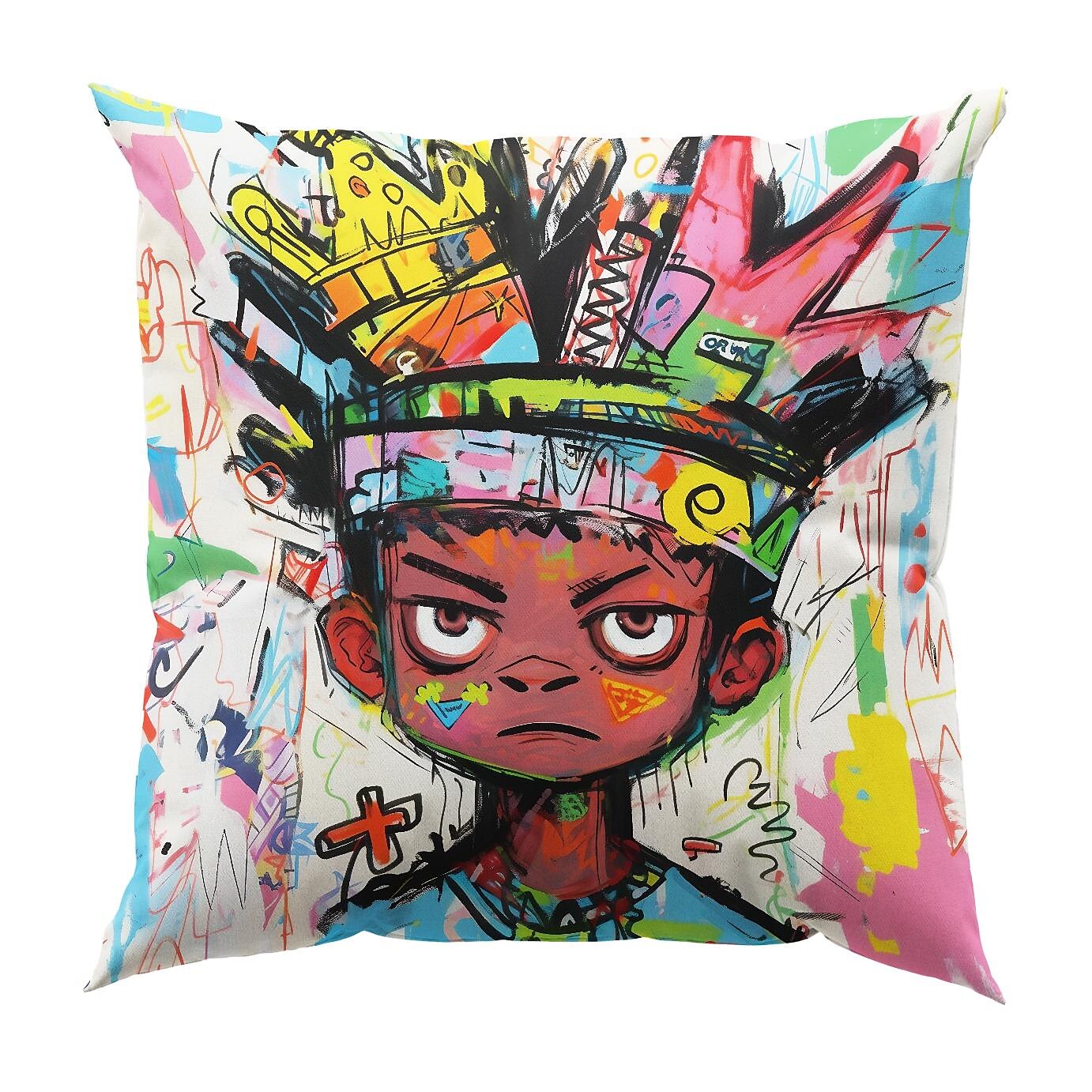 Double Side Pillow Cover 1PC Graffiti Boy Soft Decorative Square Cushion Case Pillowcase for Bedroom Livingroom Sofa Couch Chair 2023 - US $8.99 –P8