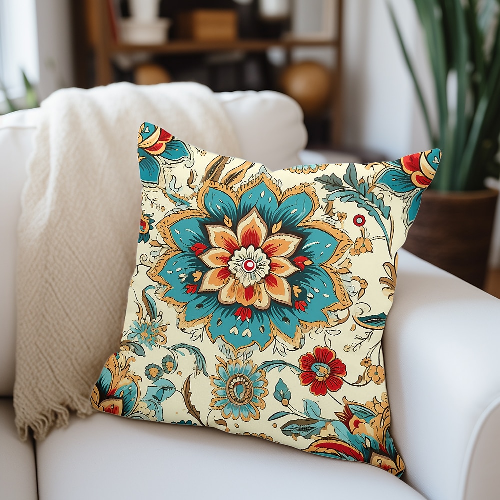 Vintage Paisley Double Side Pillow Cover 1PC Soft Decorative Square Cushion Case Pillowcase for Bedroom Livingroom Sofa Couch Chair 2023 - US $8.99 –P7