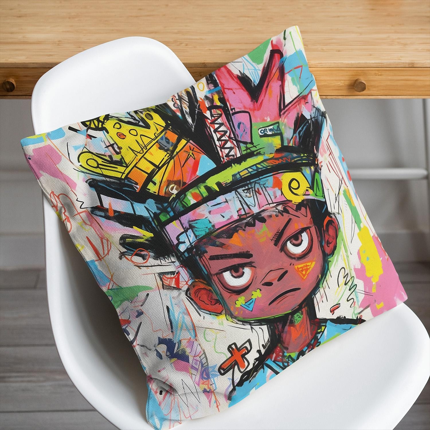 Double Side Pillow Cover 1PC Graffiti Boy Soft Decorative Square Cushion Case Pillowcase for Bedroom Livingroom Sofa Couch Chair 2023 - US $8.99 –P9