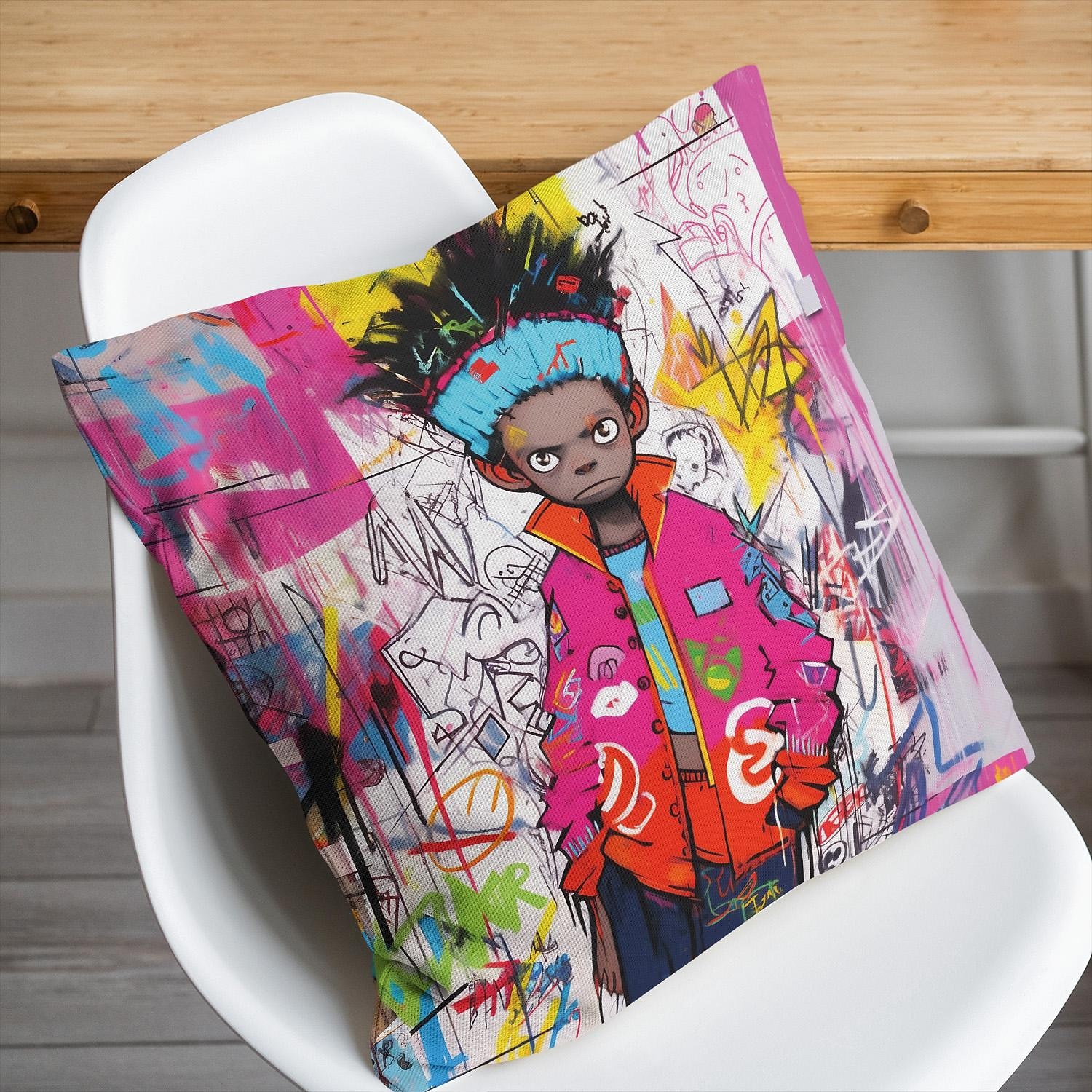 Double Side Pillow Cover 1PC Graffiti Boy Soft Decorative Square Cushion Case Pillowcase for Bedroom Livingroom Sofa Couch Chair 2023 - US $8.99 –P13