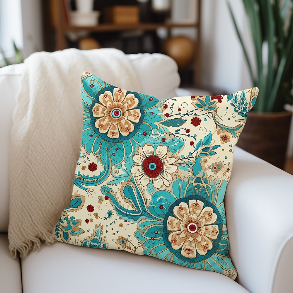 Vintage Paisley Double Side Pillow Cover 1PC Soft Decorative Square Cushion Case Pillowcase for Bedroom Livingroom Sofa Couch Chair 2023 - US $8.99 –P9