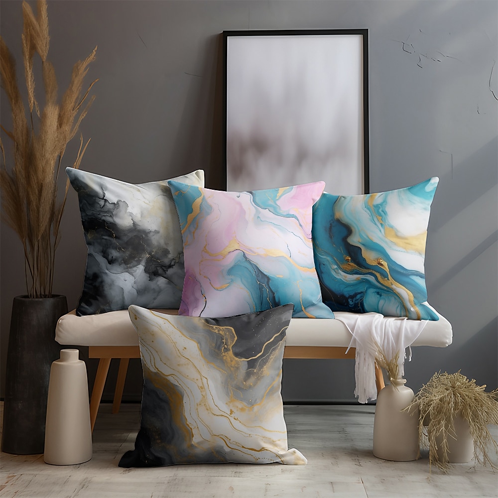 Marble Pillow Cover