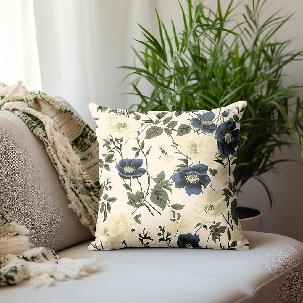 Floral Pastoral Double Side Pillow Cover 4PC Soft Decorative Square Cushion Case Pillowcase for Bedroom Livingroom Sofa Couch Chair 2023 - US $15.99 –P5