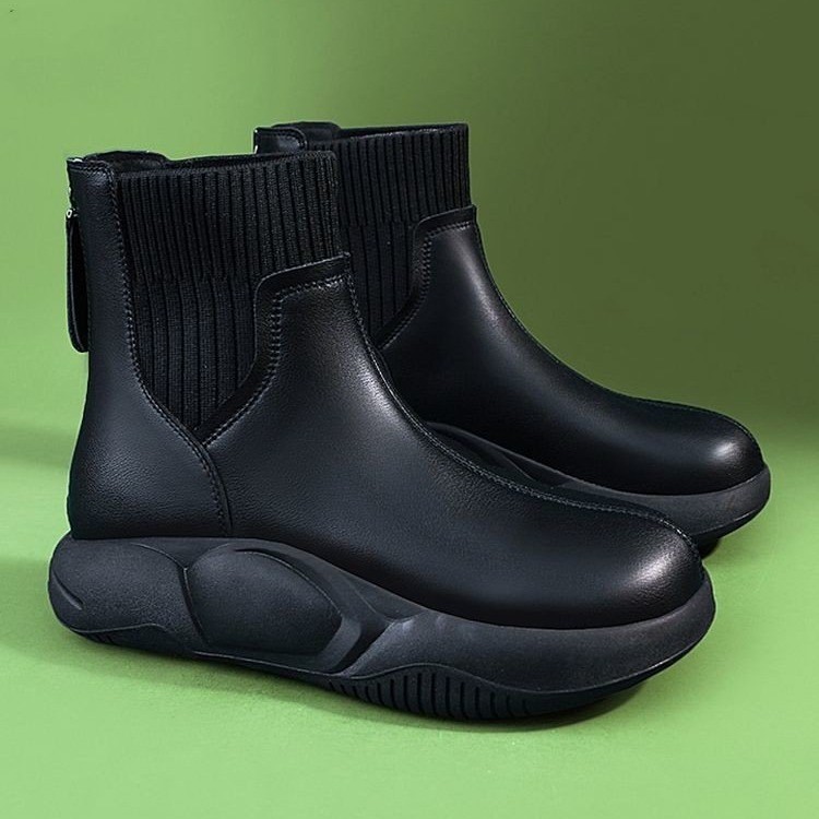Figcoco New waterproof non-slip fashion Chelsea boots