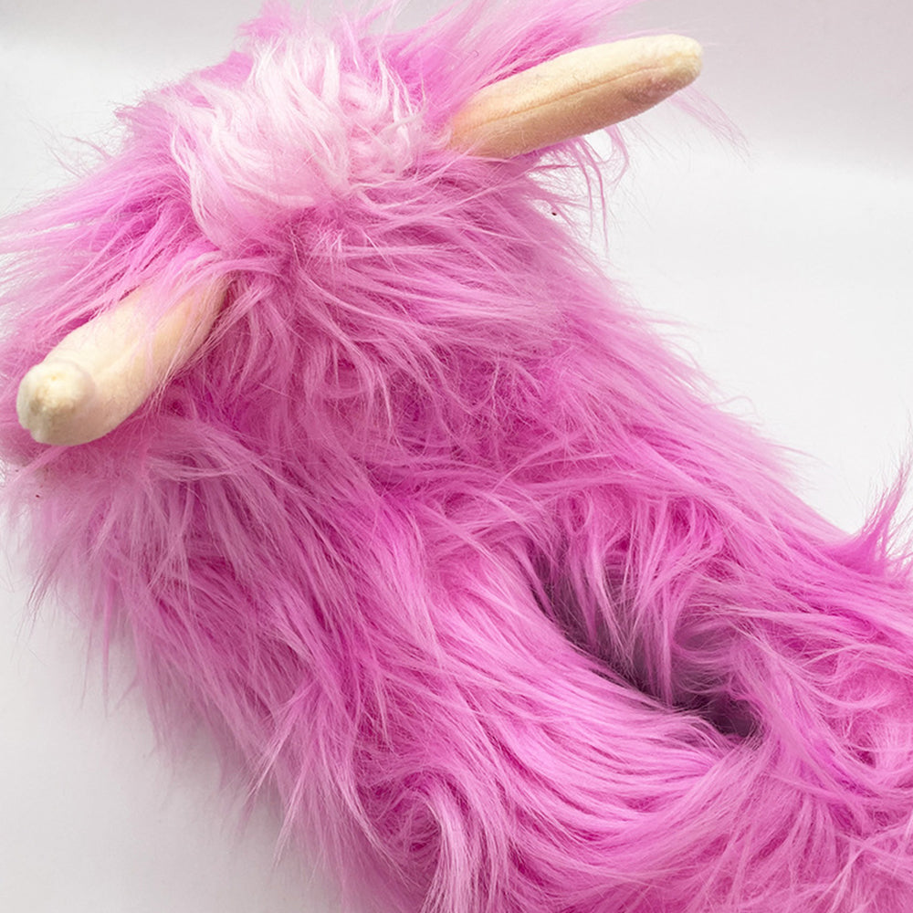 Gioiacombo™ Nowe, ciepłe i wygodne pluszowe kapcie w kształcie szkockiego jaka