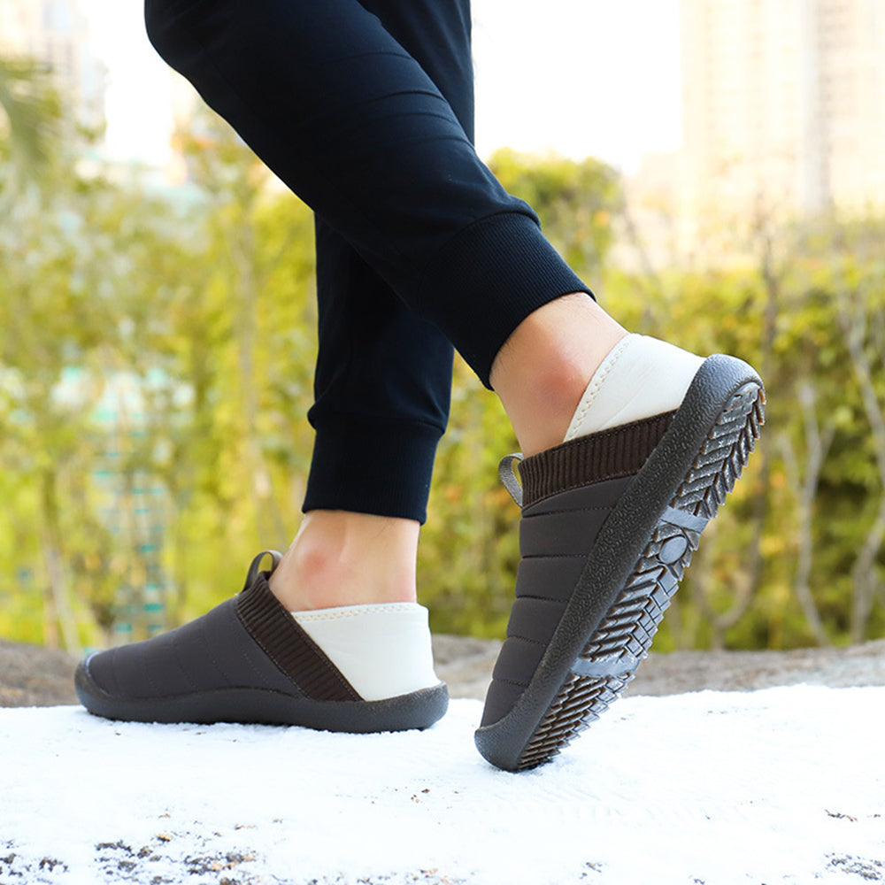 Nowe, ciepłe, bawełniane buty męskie i damskie, antypoślizgowe, z pogrubionego polaru