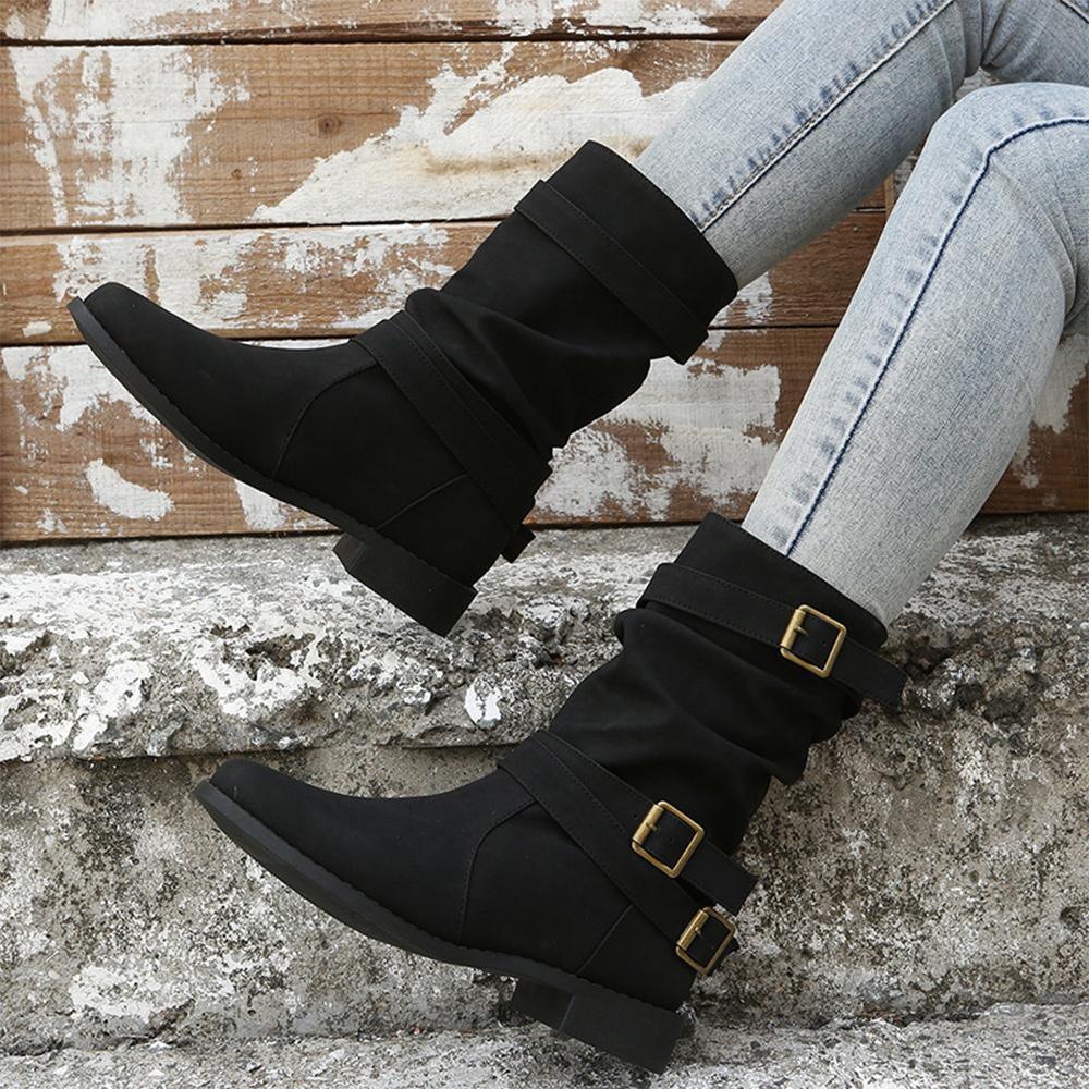 Glückbox™ Mode Vintage Gürtelschnalle Stiefel