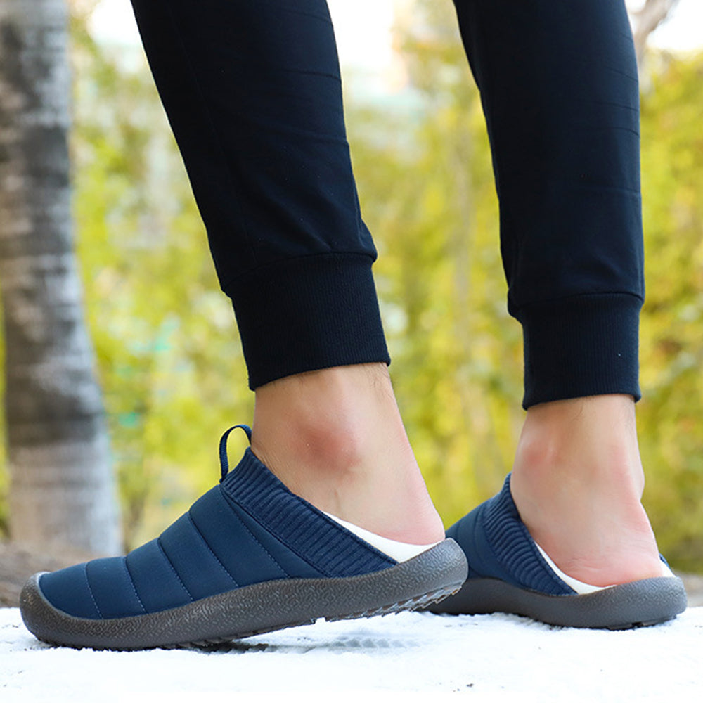 Nowe, ciepłe, bawełniane buty męskie i damskie, antypoślizgowe, z pogrubionego polaru