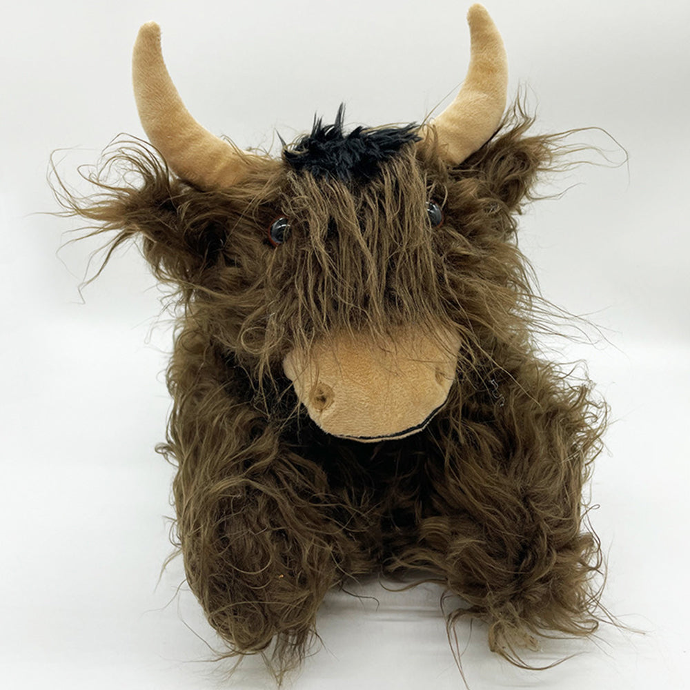 Gioiacombo™ Nowe, ciepłe i wygodne pluszowe kapcie w kształcie szkockiego jaka