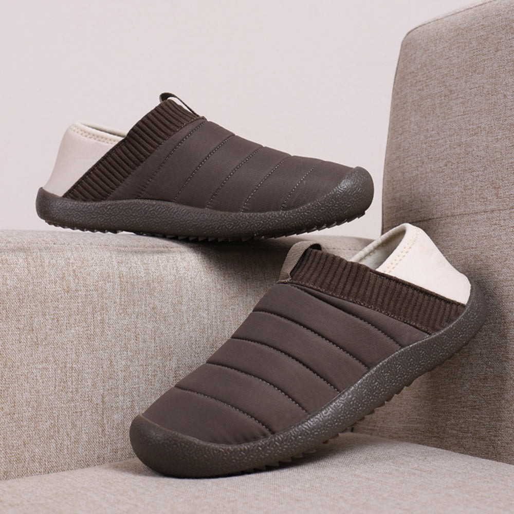Nowe, ciepłe, bawełniane buty męskie i damskie, antypoślizgowe, z pogrubionego polaru