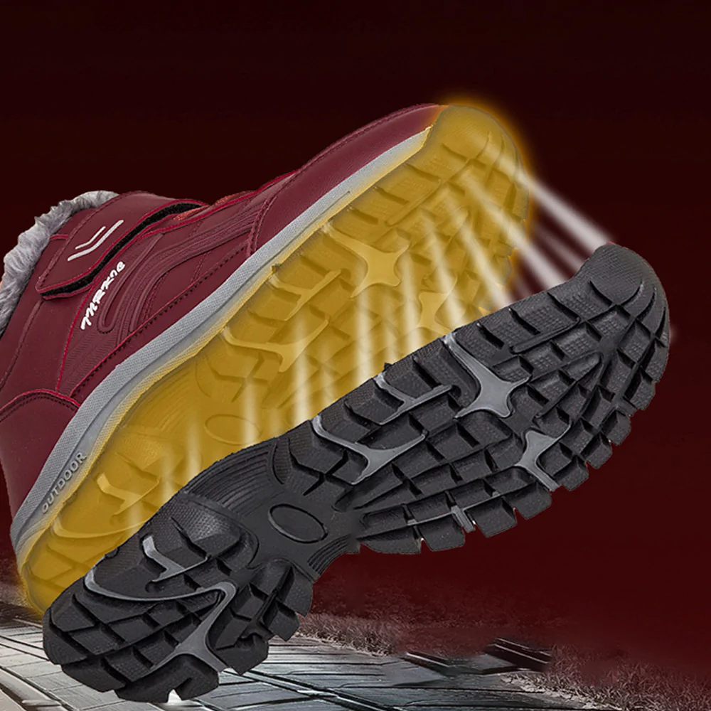 Lodowylabedz Nowe zimowe śniegowce męskie i damskie, wyściełane, antypoślizgowe i ciepłe