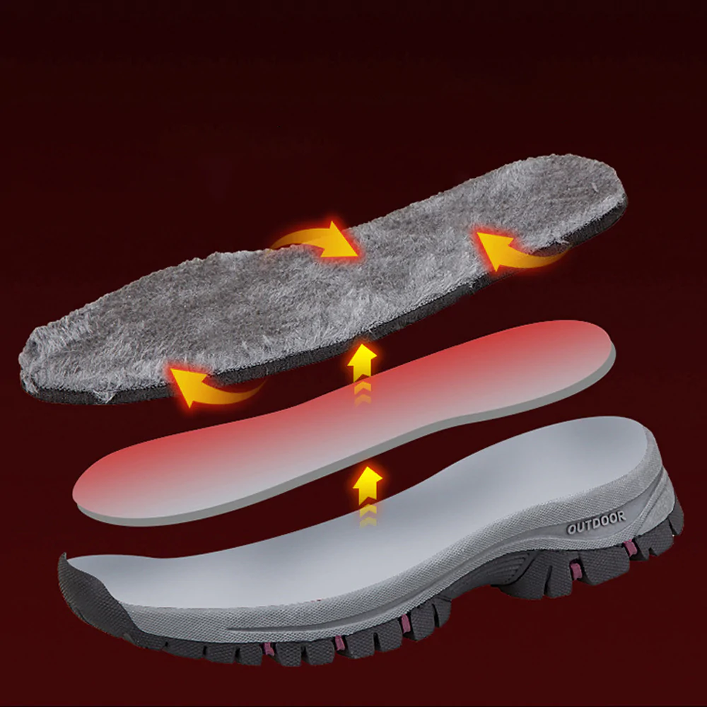 Lodowylabedz Nowe zimowe śniegowce męskie i damskie, wyściełane, antypoślizgowe i ciepłe