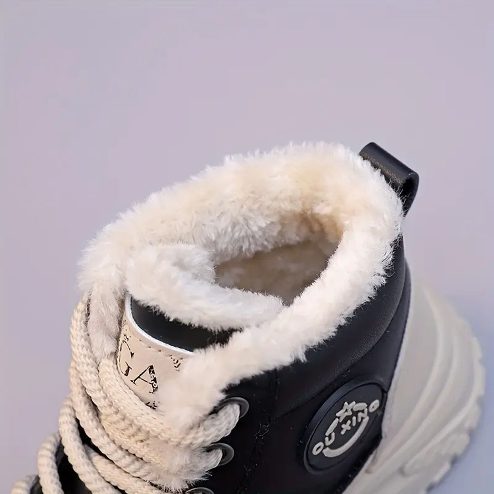 Lodowylabedz Damskie modne, antypoślizgowe, ciepłe tenisówki Pattysharan z grubą podeszwą