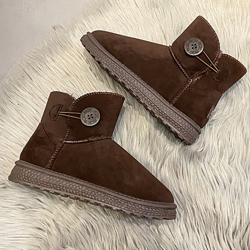 Nowe zimowe, ciepłe śniegowce damskie ze skóry bydlęcej