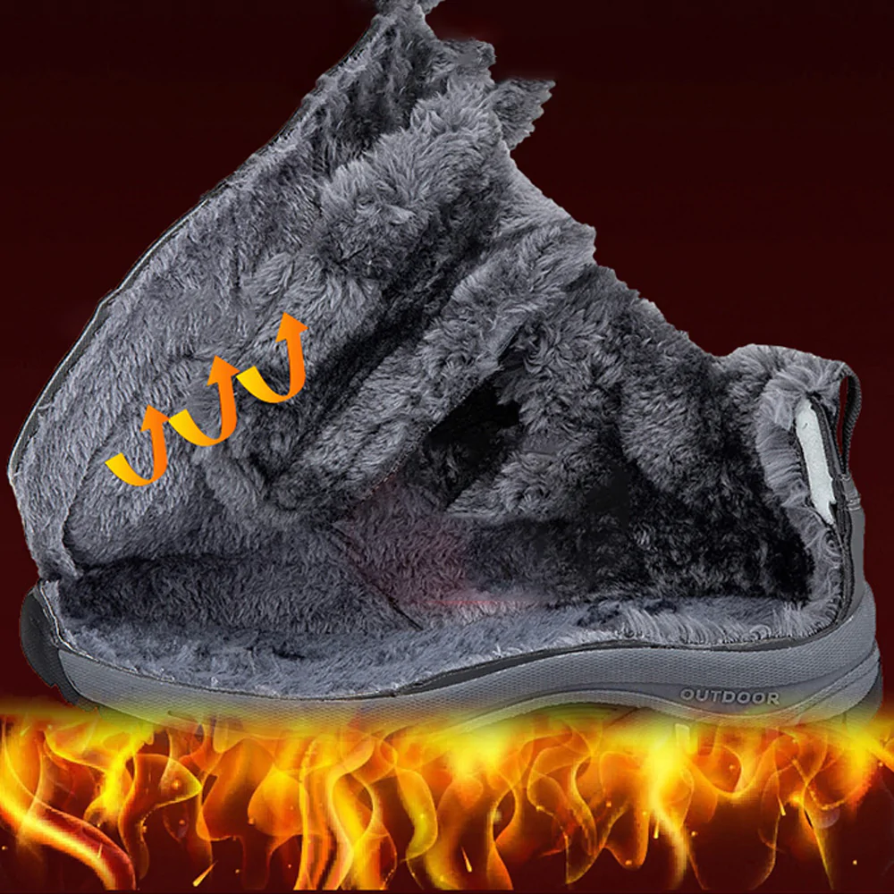 Lodowylabedz Nowe zimowe śniegowce męskie i damskie, wyściełane, antypoślizgowe i ciepłe