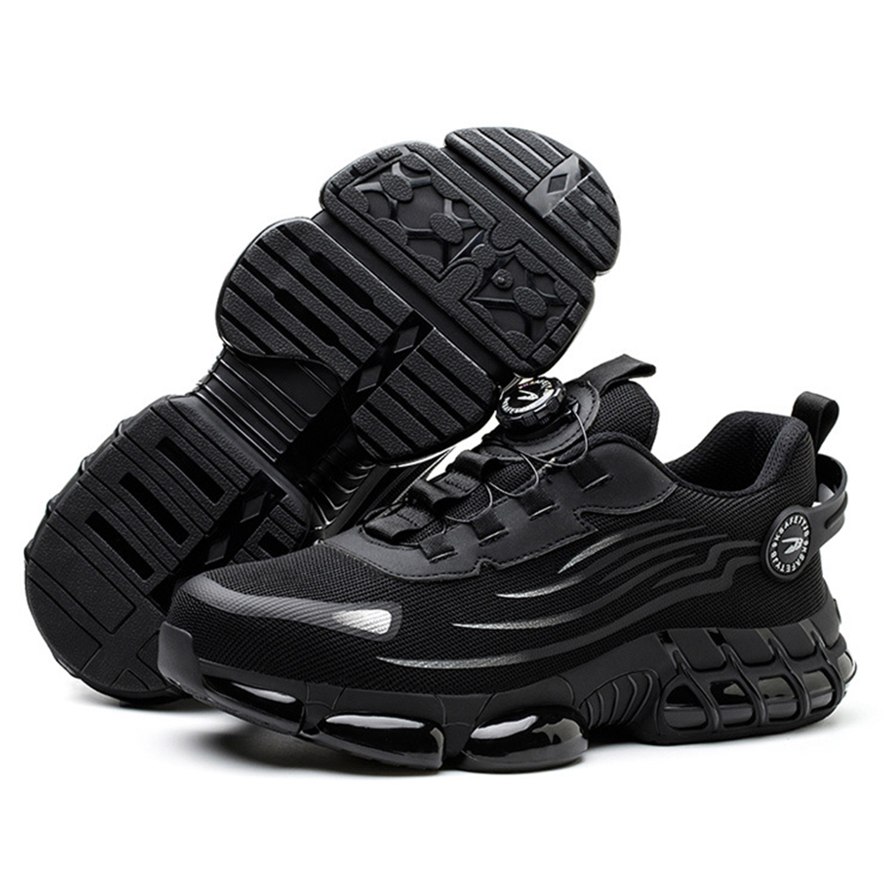 Shobous Men's Smash and Stab Resistant Work Safety Shoes