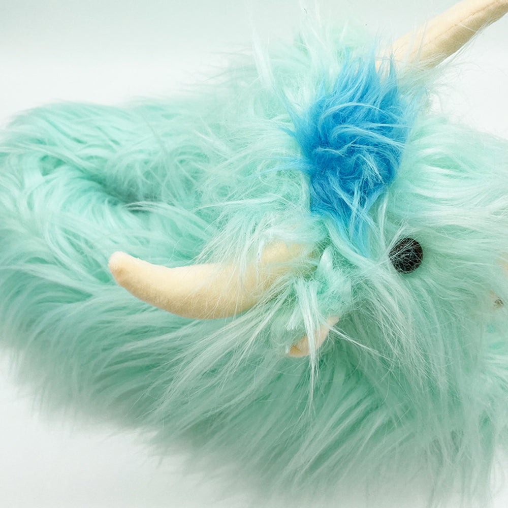 Gioiacombo™ Nowe, ciepłe i wygodne pluszowe kapcie w kształcie szkockiego jaka