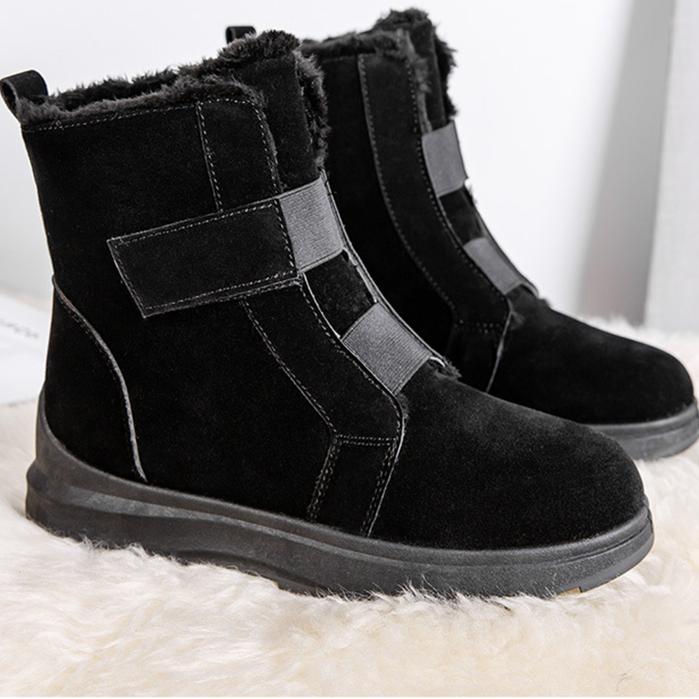 Lodowylabedz Modne, ciepłe botki zimowe. Damskie śniegowce na rzepy