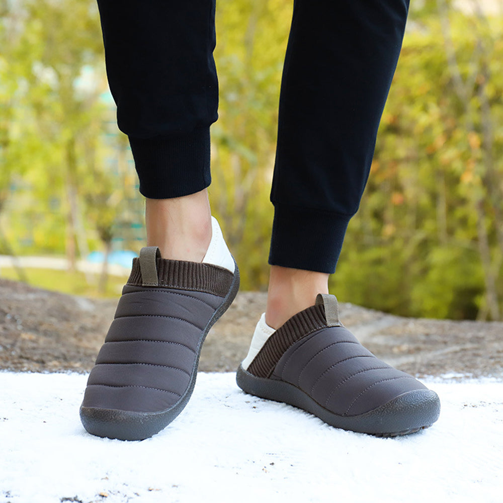 Nowe, ciepłe, bawełniane buty męskie i damskie, antypoślizgowe, z pogrubionego polaru