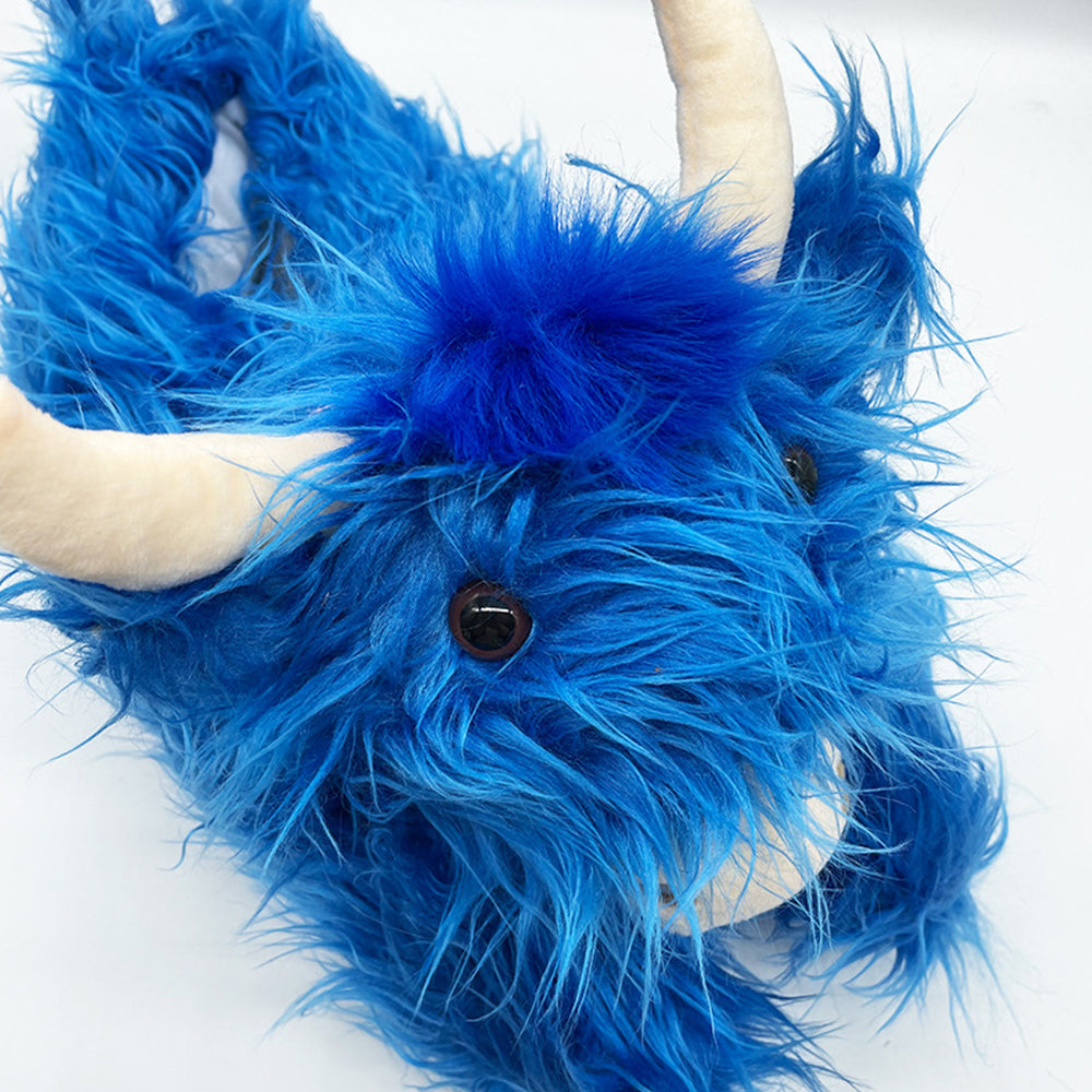 Gioiacombo™ Nowe, ciepłe i wygodne pluszowe kapcie w kształcie szkockiego jaka