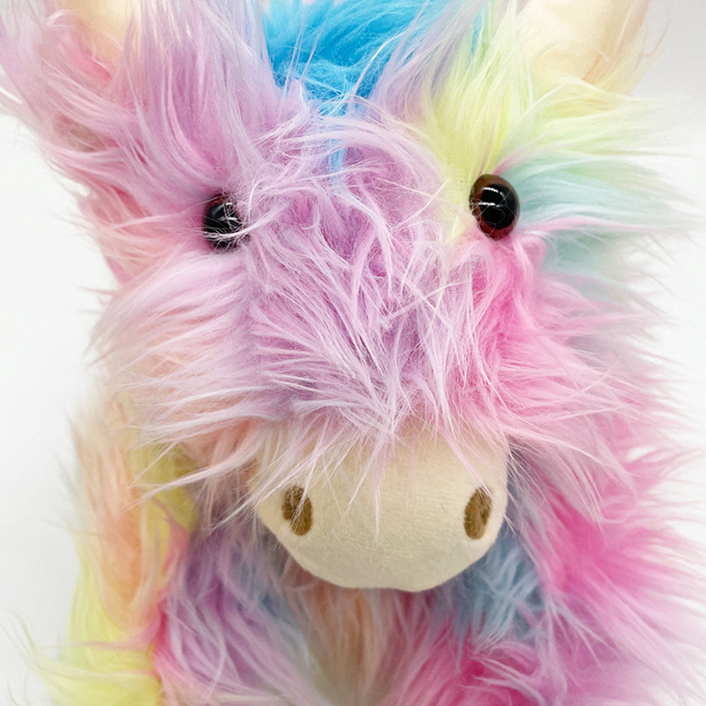 Gioiacombo™ Nowe, ciepłe i wygodne pluszowe kapcie w kształcie szkockiego jaka