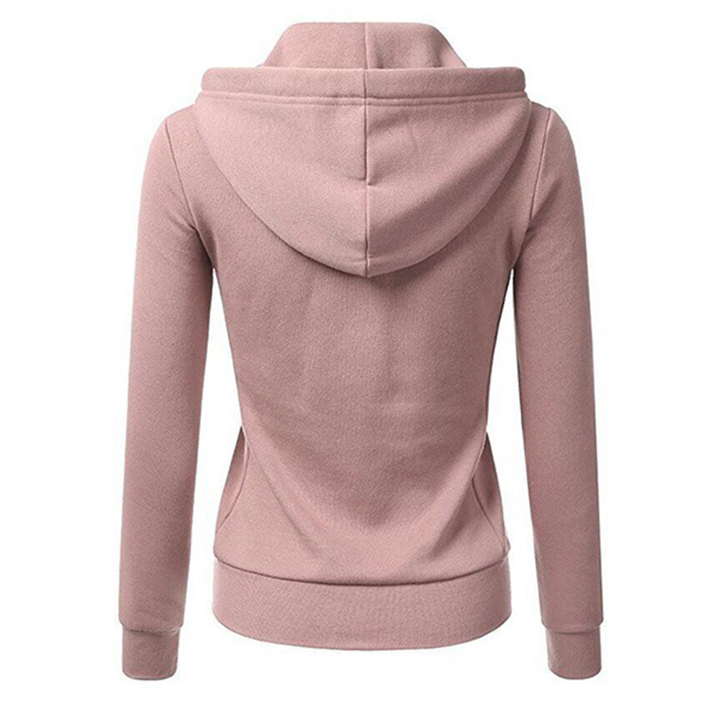 Lodowylabedz Damska spersonalizowana sportowa bluza typu kardigan z kapturem i zamkiem błyskawicznym