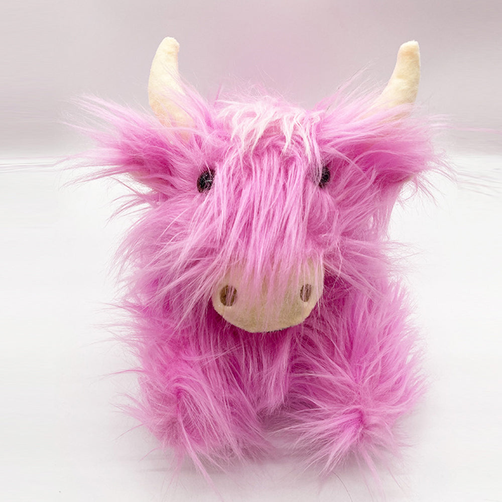 Gioiacombo™ Nowe, ciepłe i wygodne pluszowe kapcie w kształcie szkockiego jaka