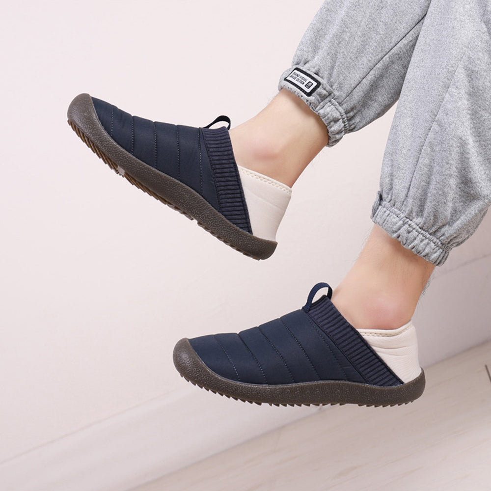 Nowe, ciepłe, bawełniane buty męskie i damskie, antypoślizgowe, z pogrubionego polaru