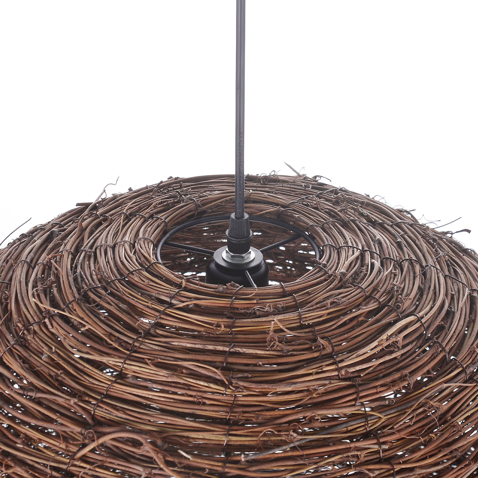 Handmade Bird's Nest Pendant Light Commercial Restaurant Cafe Art Decor Rattan Chandelier