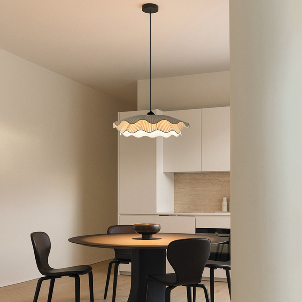 Modern Dining Room Fabric Pendant Light French Design Home Decor Chandelier