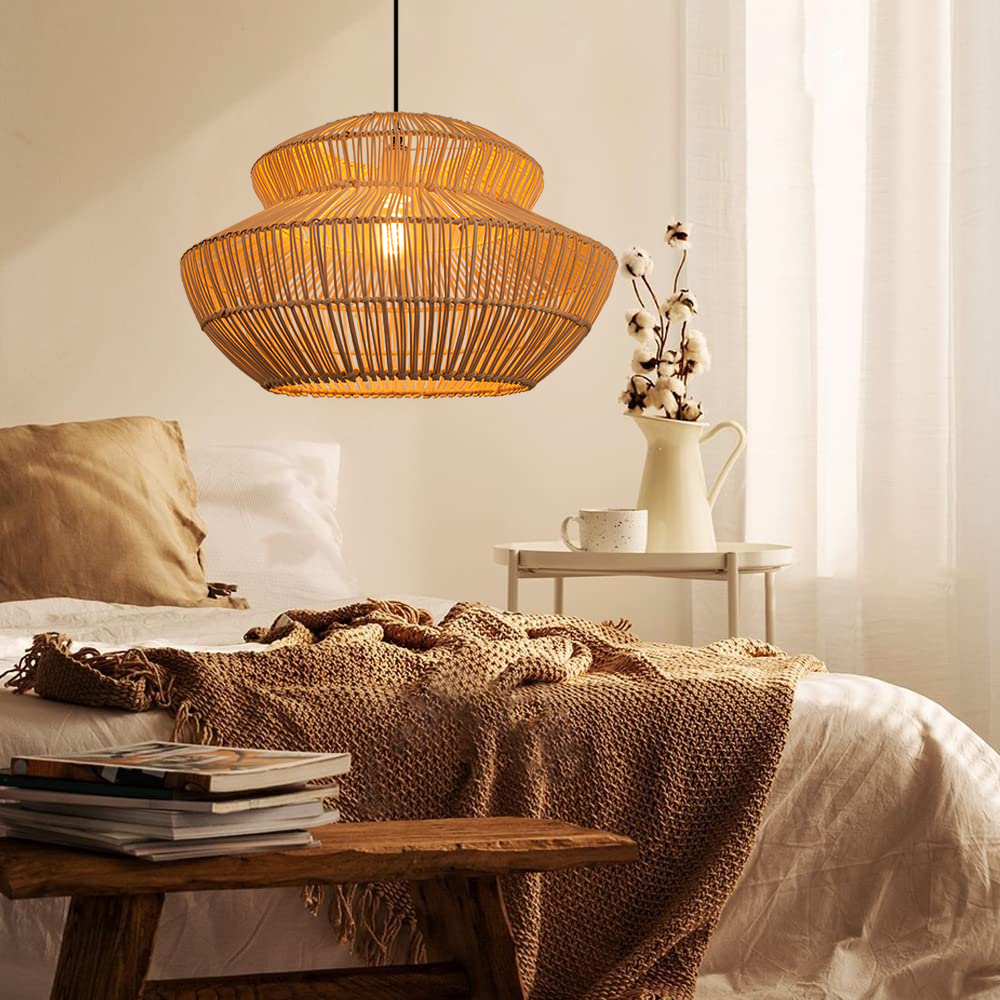 Creative Rattan Pendant Light for Dining Room