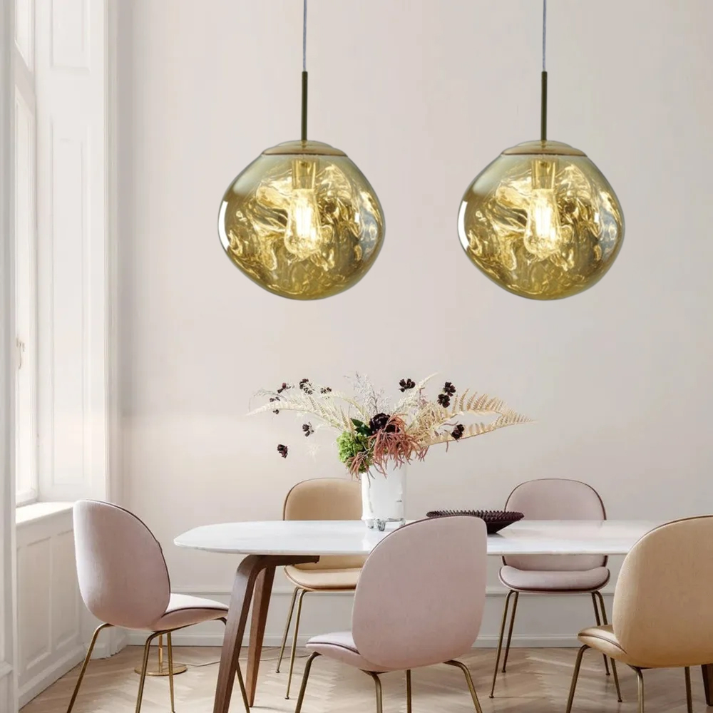 50% OFF Clearance Gold Lava Stairwell Pendant Lights Dining Room Decor Lamps
