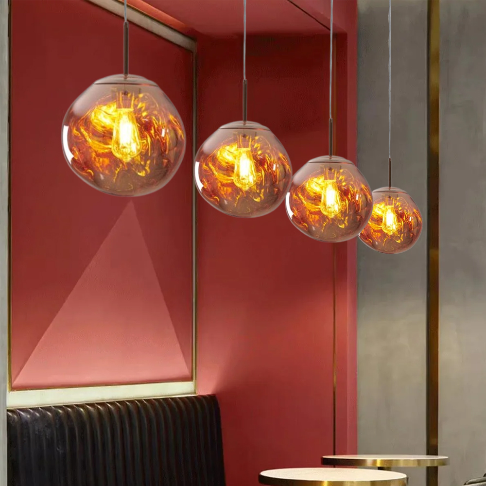 50% OFF Clearance Rose Gold Lava Combination Pendant Lights