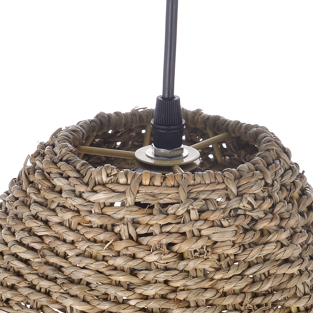 Water Droplet-shaped Restaurant Island Seagrass Chandelier