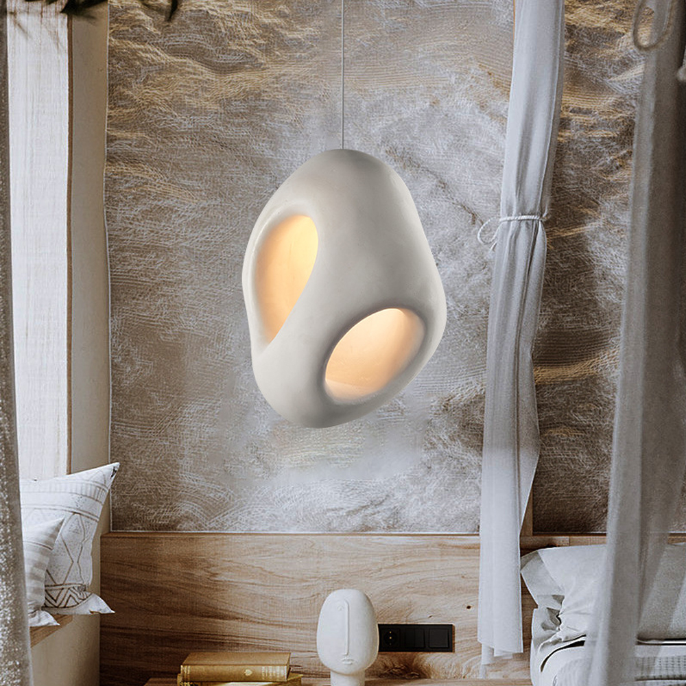Minimalist Wabi-sabi Pendant Lights Loft Decor Hollow Design Hanging Lamp Fixture