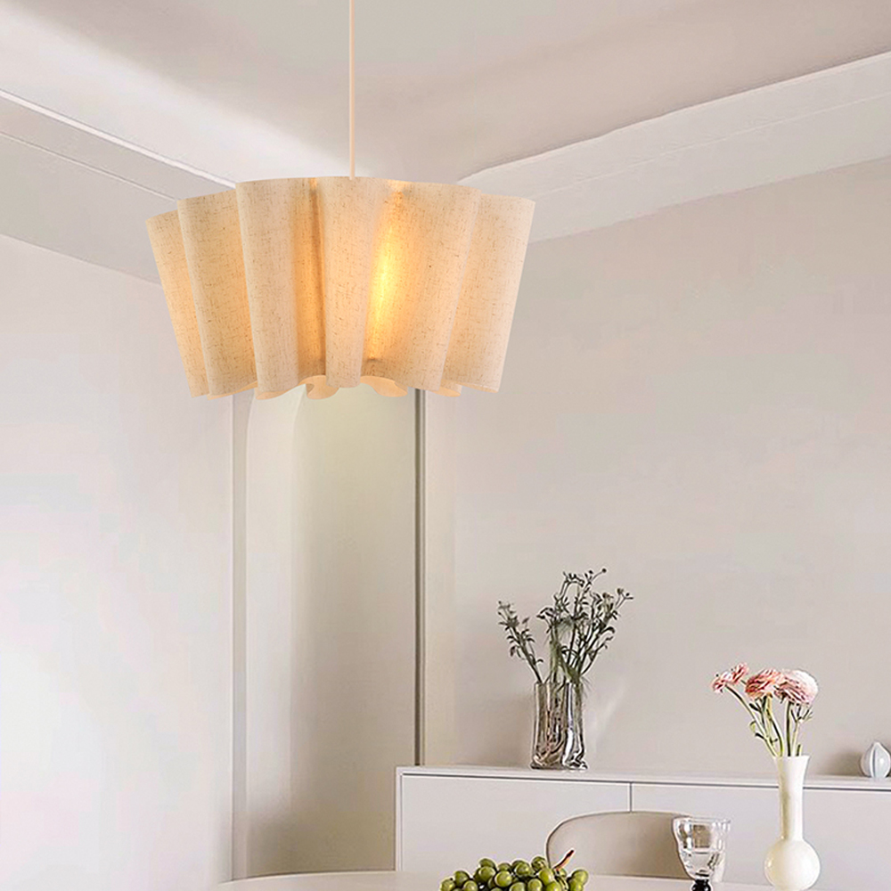 Japanese Retro Artistic Fabric Chandelier Wabi-sabi Home decor Pendant Light